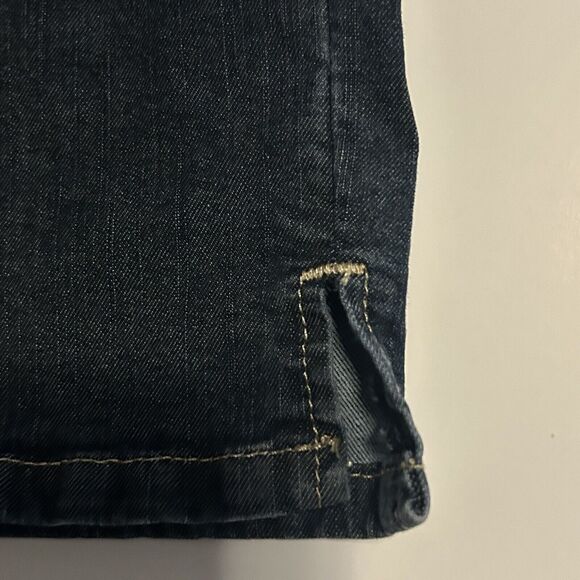 Lee Capri Jeans Lower on the Waist Blue Denim Flap Pocket Women's Size 16P - Picture 8 of 12